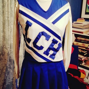 Producción de películas Vintage uniforme de porristas de 4 piezas