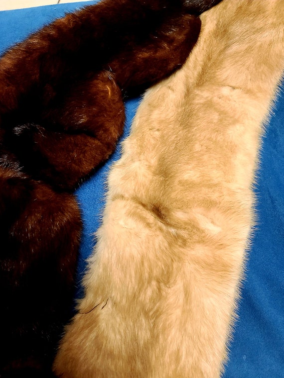 Vintage 50s mink stole - image 4