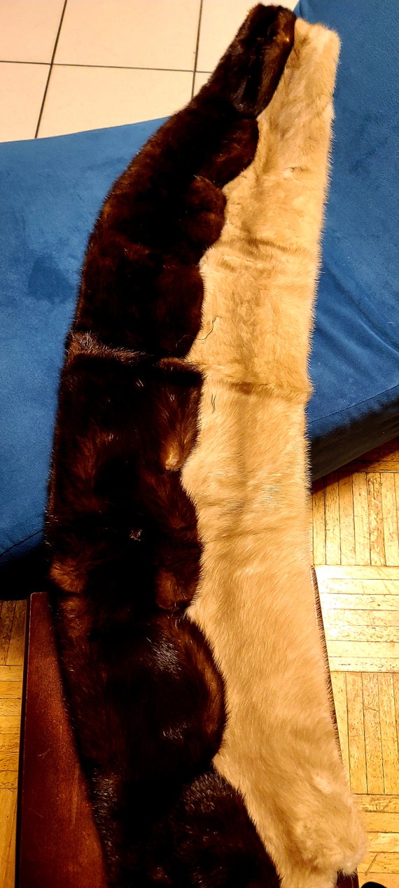 Vintage 50s mink stole - image 5