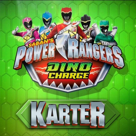 Power Rangers Dino Charge 2 X 2 13 Oz Vinyl Etsy
