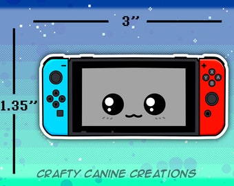 Kawaii Switch - 3" Die Cut Sticker