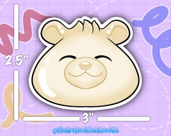 Bao Bear - 3" Die Cut Sticker