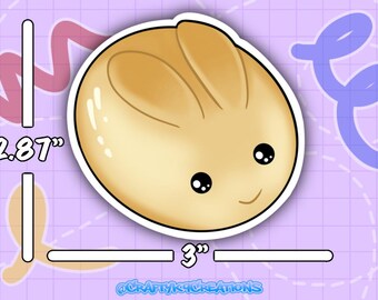 Bun Bun - 3" Die Cut Sticker