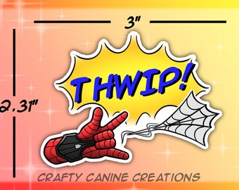 Thwip! - 3" Die Cut Sticker