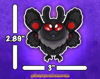 Mothman - 3" Die Cut Sticker