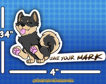 Leave Your Mark - 4" Die Cut Sticker