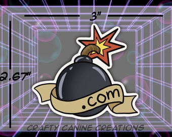 Bomb.com - 3&quot; Die Cut Sticker