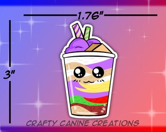 Kawaii Halo Halo - 3" Die Cut Sticker