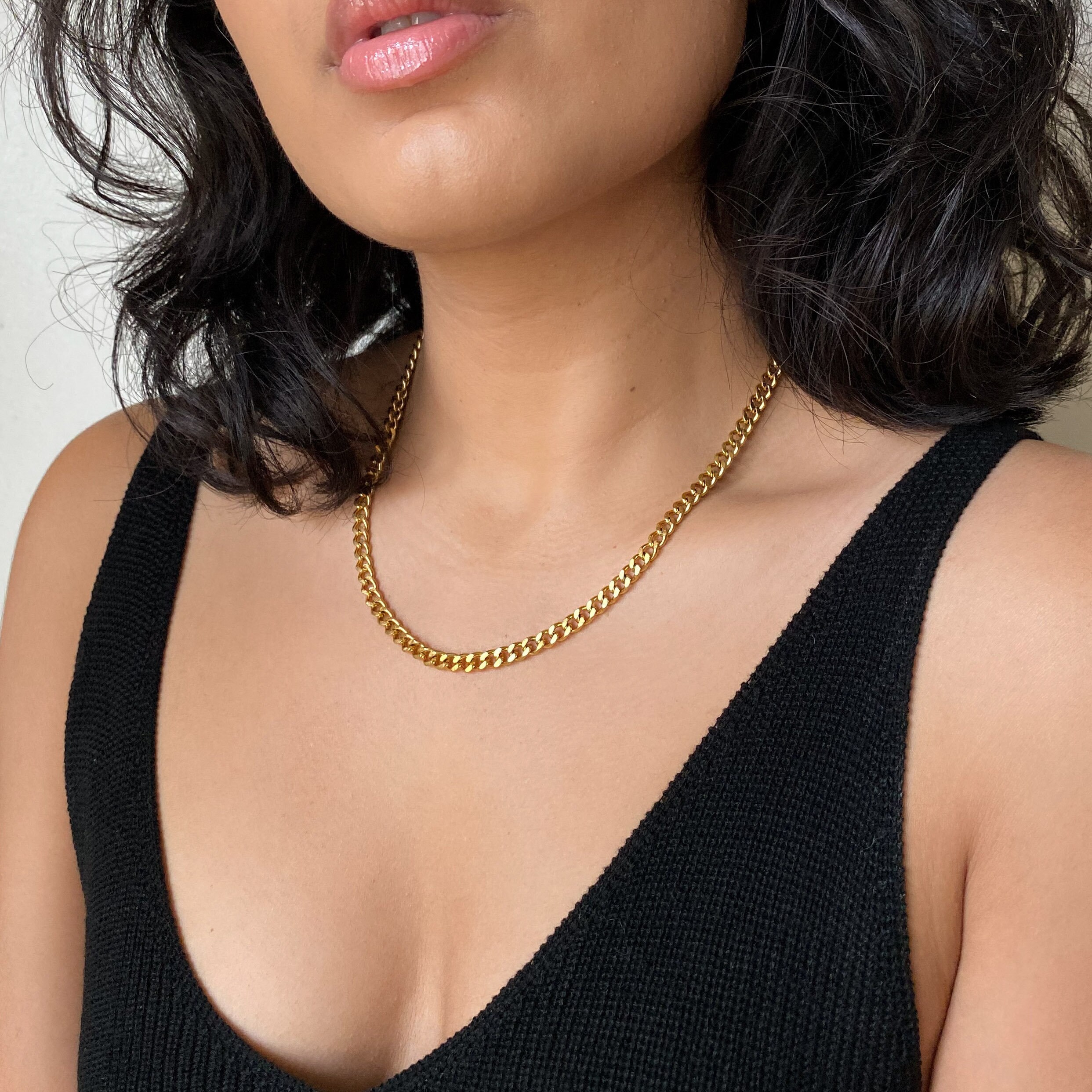 Cuban Link Curb Chain Necklace in 