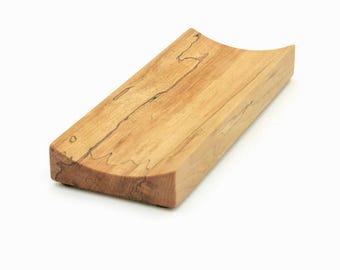 Spalted Maple Pen Tray, Pencil Holder, Handmade Desk Organizer