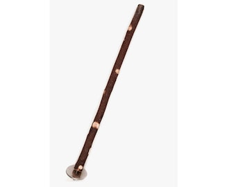 Organic Apple Wood Bird Cage Perch with Stainless Steel Hardware