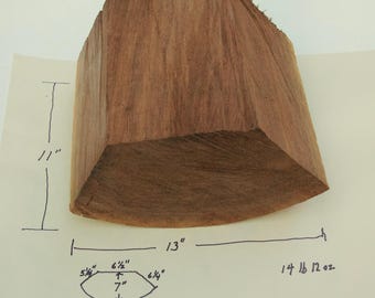 Black Walnut Woodturning Bowl Blank, Completely Air-dried