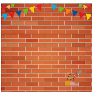 Sesame Street Brick Wall Backdrop - Etsy Australia