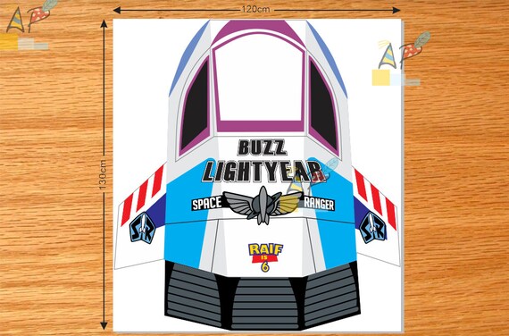cardboard diy buzz lightyear spaceship