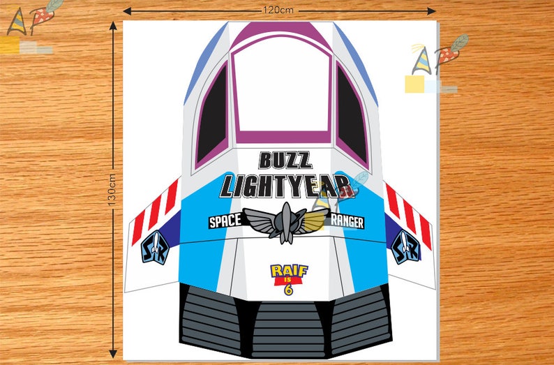 Toy Story Buzz Lightyear Spaceship decoration DIY Digital | Etsy