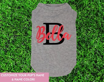 monogrammed dog clothes