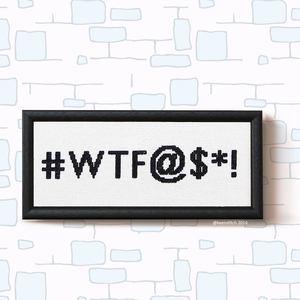 Rude Cross Stitch Etsy