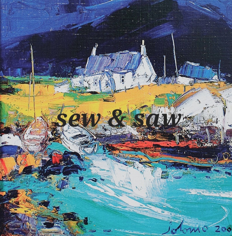 Jolomo Framed Print large Boats Portquairk Ardnamurchan Etsy UK