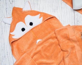 Hooded towel fox