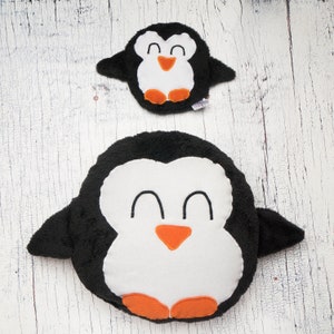 Cuddly set penguin pillow and grain pillow image 2