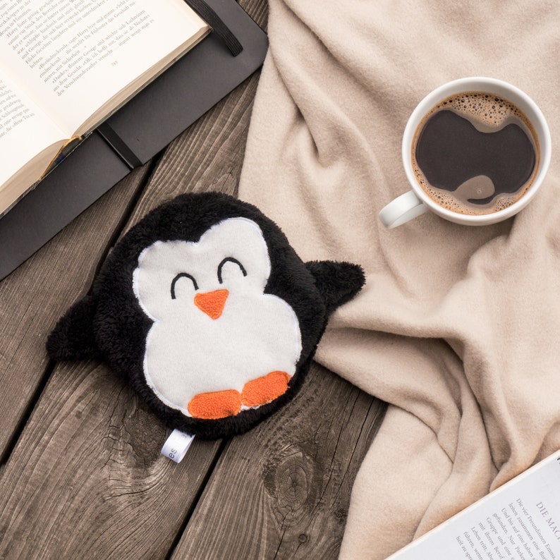 Cuddly set penguin pillow and grain pillow image 9