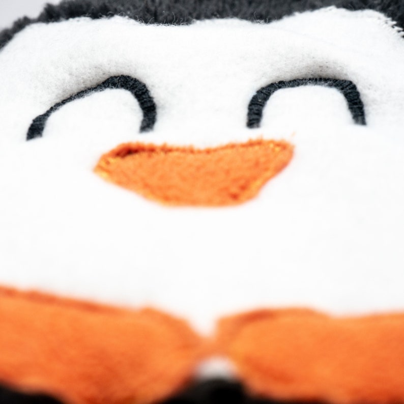 Cuddly set penguin pillow and grain pillow image 6