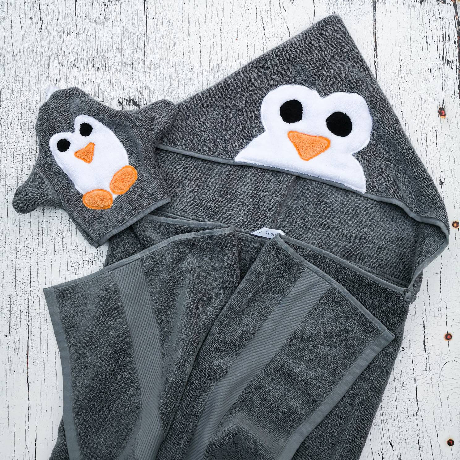 Penguin baby towel sale