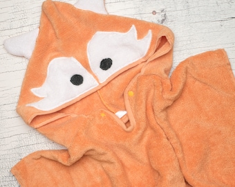 Children's Bathing Poncho Fox