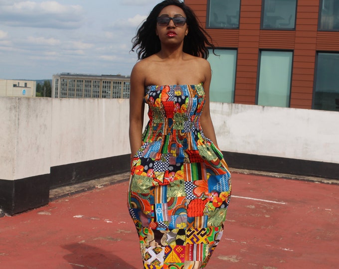 Patchwork Dress African Dress African Print Dress Ankara Dress - Etsy