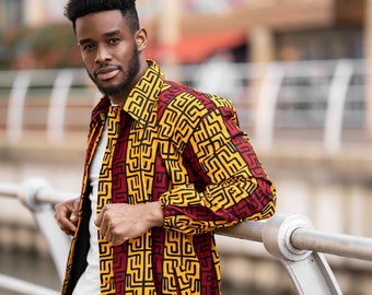 African Puffer jacket, Winter Jacket In Amazing Kente Print / Aztec, Fresh Prince, Festival Jacket Made In Africa