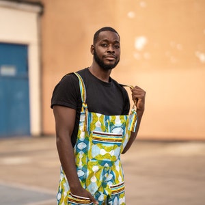 African Dungarees, Festival Dungarees In African Print / African Overalls