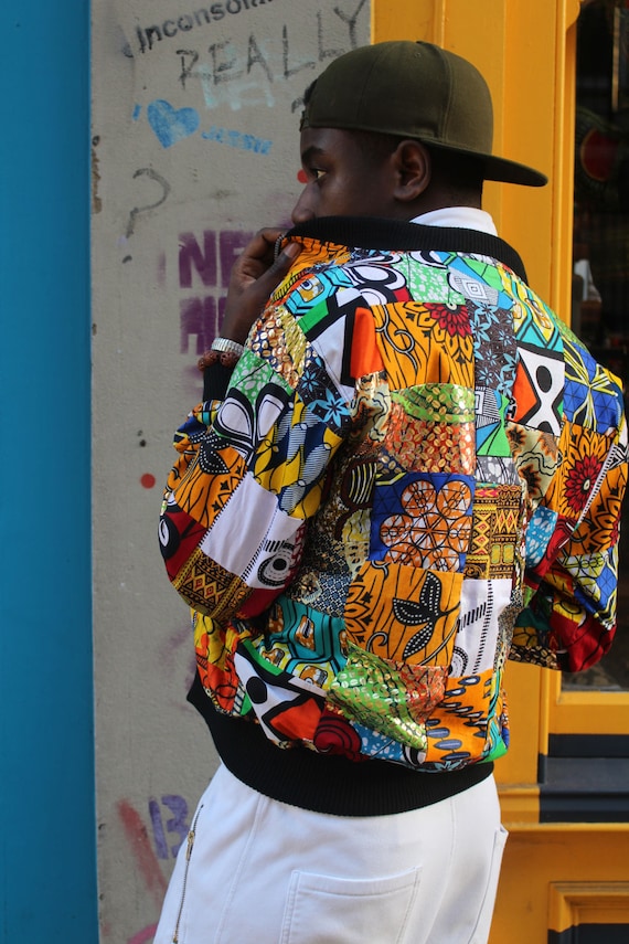 African Print Clothes - Bomber Jackets