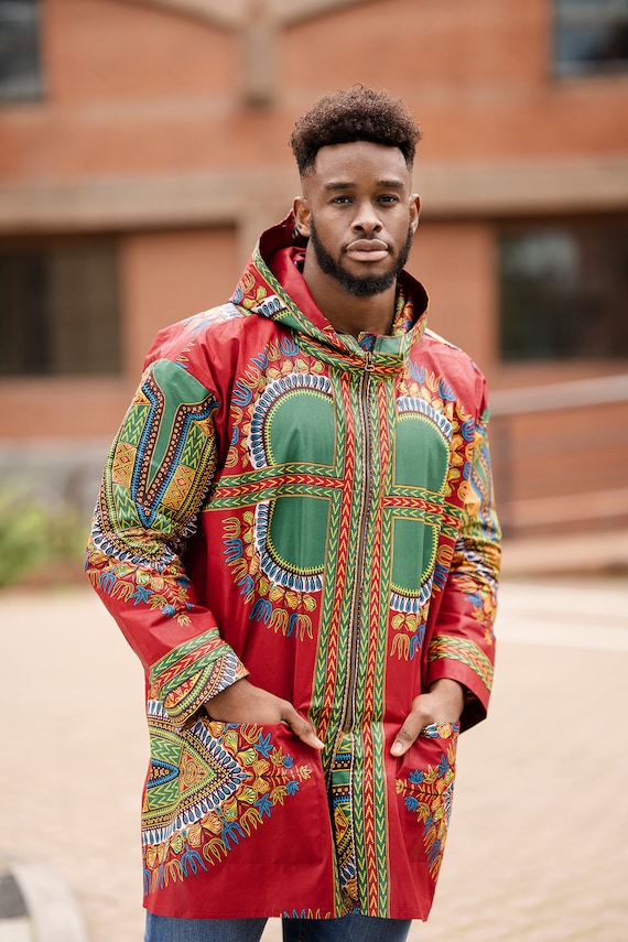 African Bomber Jacket In Electric Pink / Summer Festival Jacket / Made In  Africa