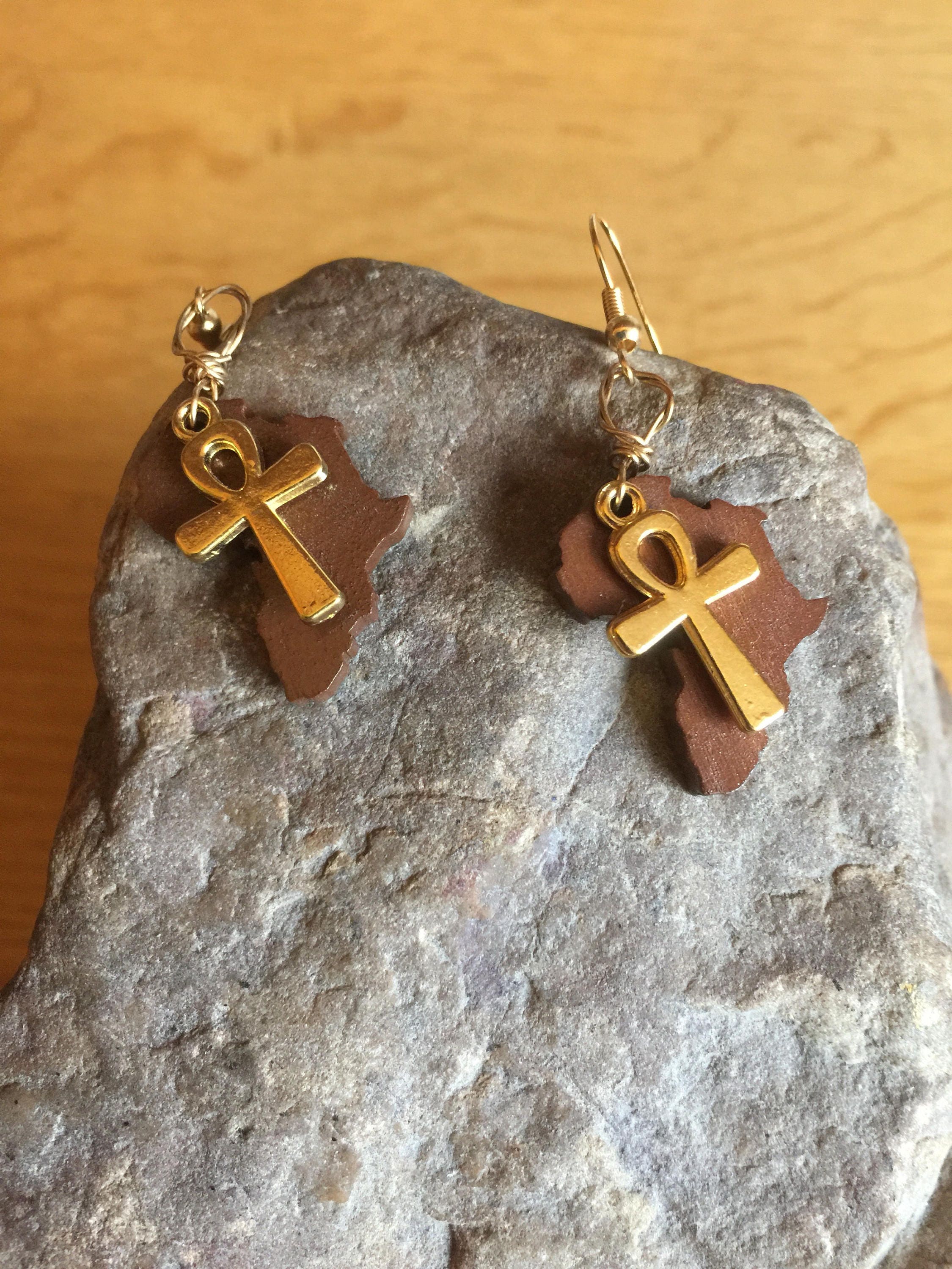 african handmade earrings