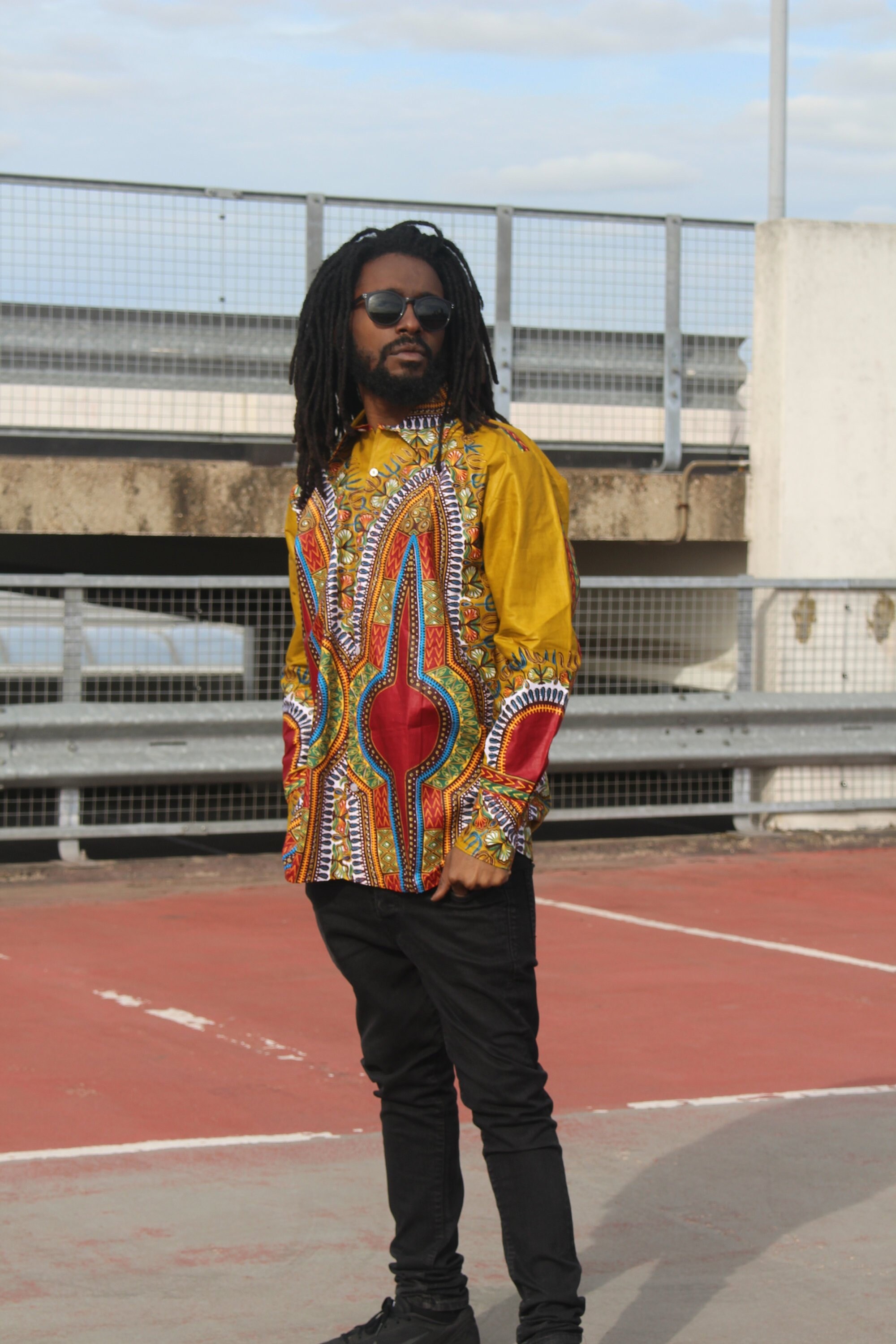 Image of African Dashiki Shirt Print Festival Clothing