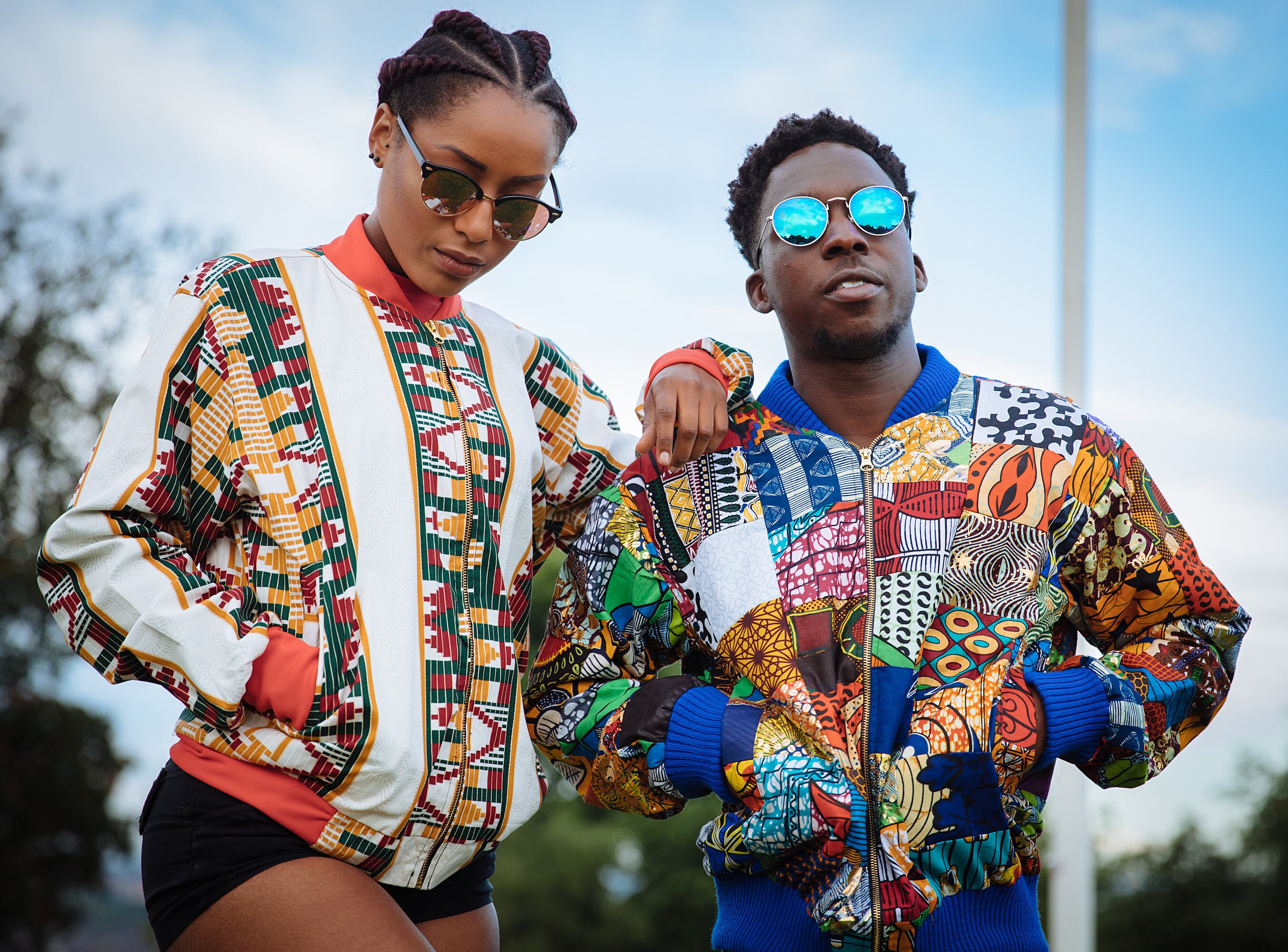 Patchwork bomber best sale jacket