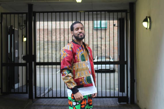 Dashiki shop bomber jacket
