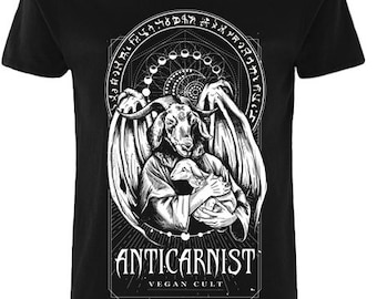 Unisex Anticarnist Vegan Cult - Vegan t shirt, Vegan t-shirt, Vegan tshirt, Anticarnist, Vegan Clothing, Vegan Metal