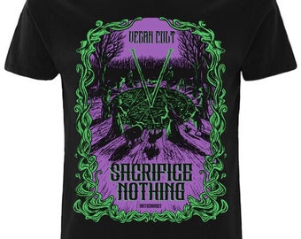 Sacrifice Nothing Vegan Cult t shirt, Vegan t-shirt, Vegan tshirt, Anticarnist, Vegan Clothing, Vegan Metal