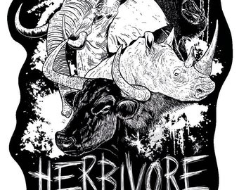Herbivore - Anticarnist Vinyl Sticker