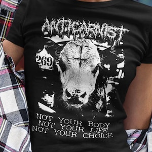 Not Yours - 反肉主義者ヴィーガンユニセックスTシャツ