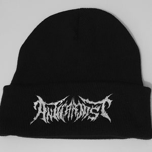 Anticarnist Vegan Cuffed Beanie. Anticarnist Vegan Clothing, Vegan Hat, Vegan Cap