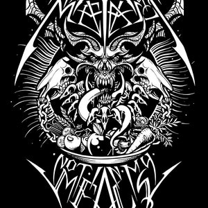 Death In My Metal, Not In My Meals. Vegan t shirt, Vegan t-shirt, Vegan tshirt, Anticarnist, Vegan Clothing, Vegan Metal, Death Metal image 2
