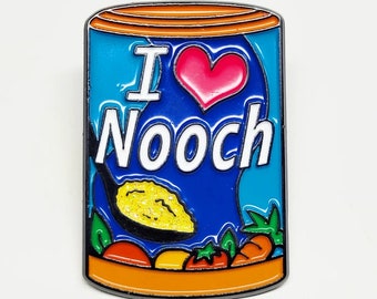 Anticarnist - I Love Nooch Soft Enamel Pin