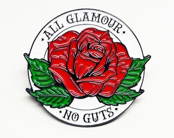 Anticarnist - All Glamour No Guts Soft Enamel Pin Rose