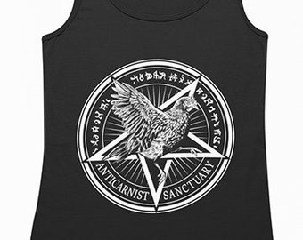 Anticarnist Sanctuary - Vegan Tank Top Vest By Anticarnist Vegan Clothing