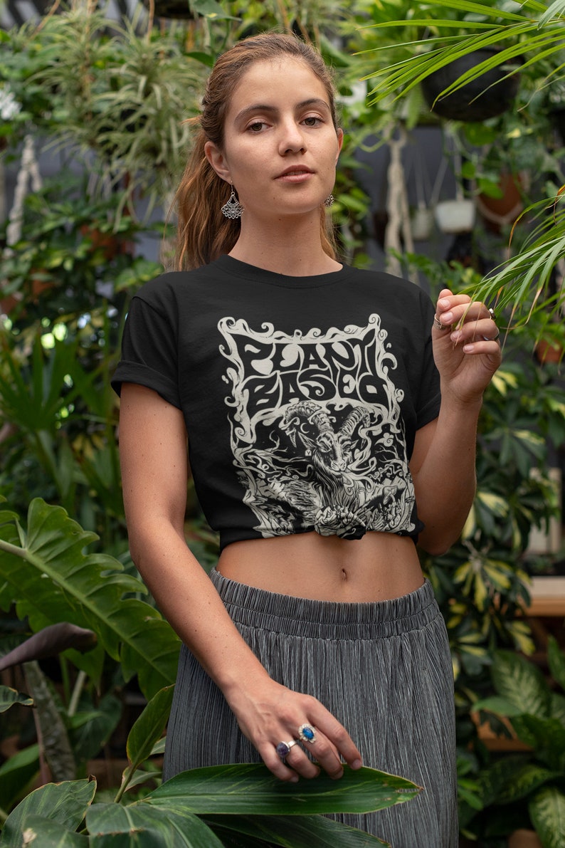 Plant Based Vegan t shirt, Vegan t-shirt, Vegan tshirt, Anticarnist, Vegan Clothing, Vegan Metal, Respect Existence or Expect Resistance image 6