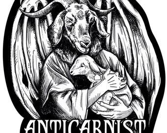 Vegan Cult - Anticarnist Vinyl Sticker