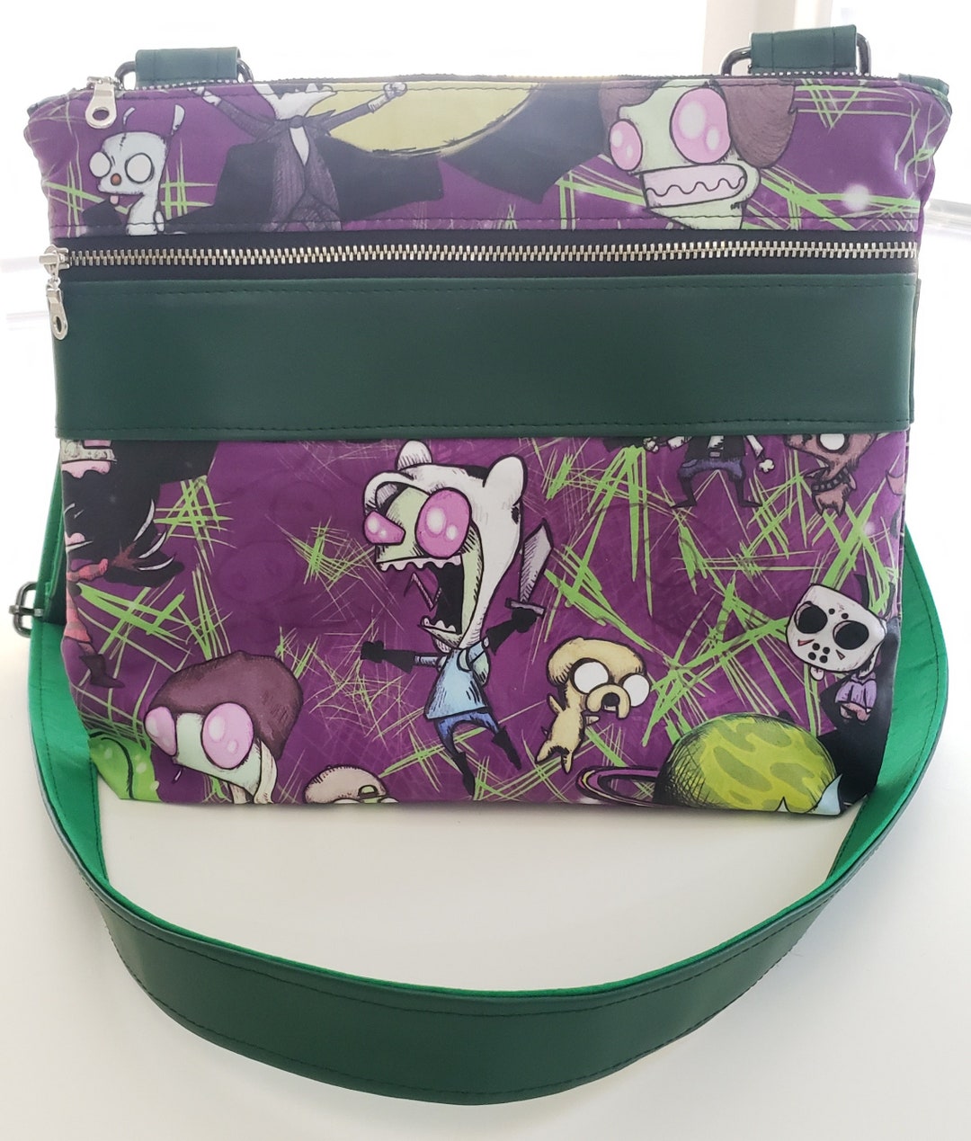Invader Zim Multiverse Adventure Time Custom Crossbody / Shoulder Bag E ...