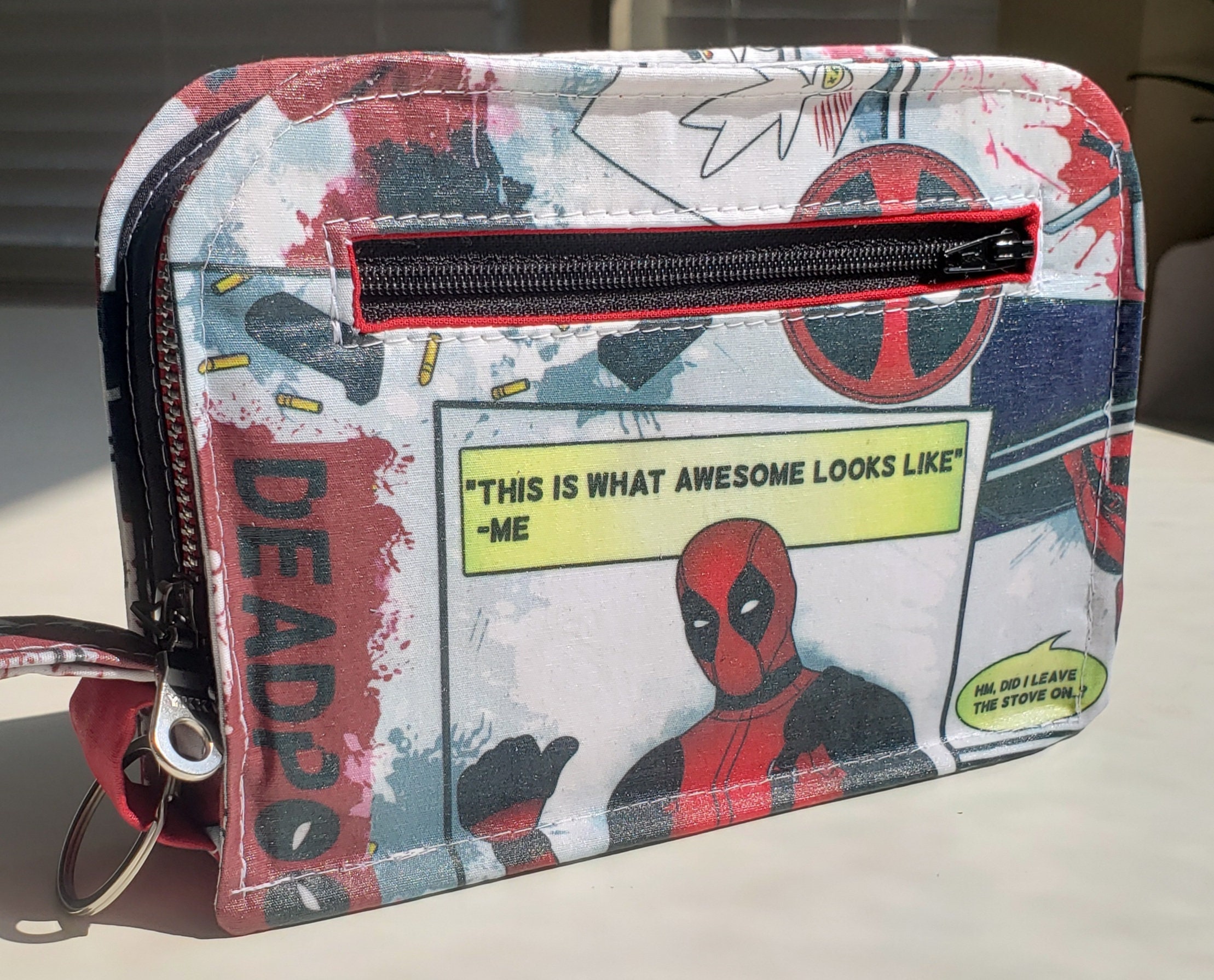 Deadpool Superheld, Bösewicht inspiriert Auto-Seitenaufkleber,  Universalgröße, Cast-Vinylverpackung Benutzerdefinierter Text -   Österreich